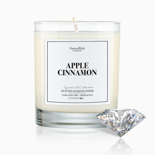 Apple Cinnamon Diamond Candle
