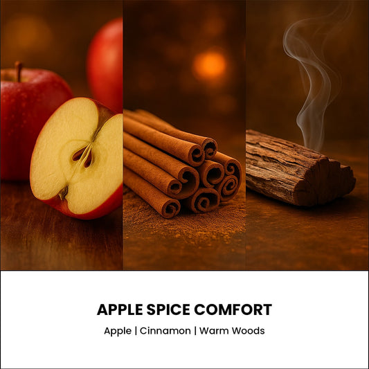 Apple Cinnamon Diamond Candle