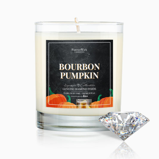 Bourbon Pumpkin Diamond Candle