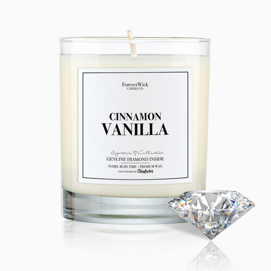 Cinnamon Vanilla Diamond Candle