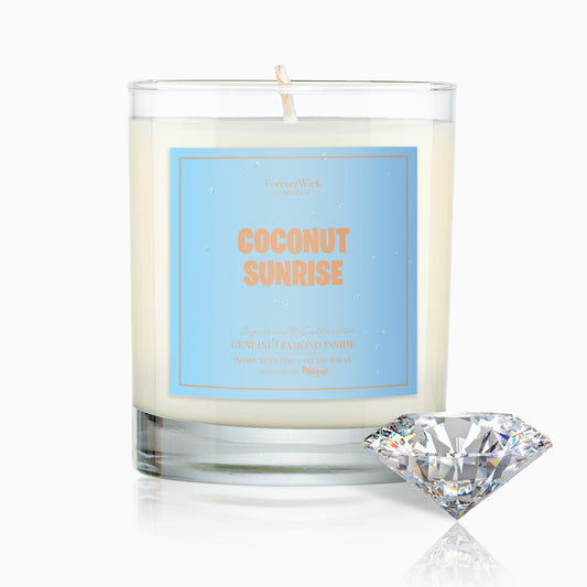 Coconut Sunrise Diamond Candle
