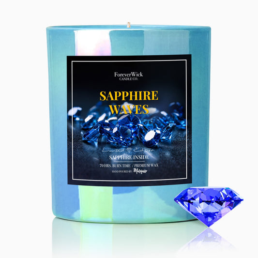 Sapphire Waves Candle