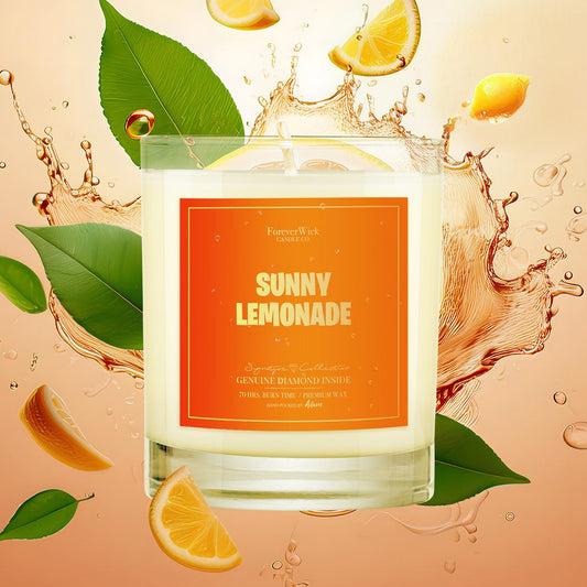Sunny Lemonade Diamond Candle