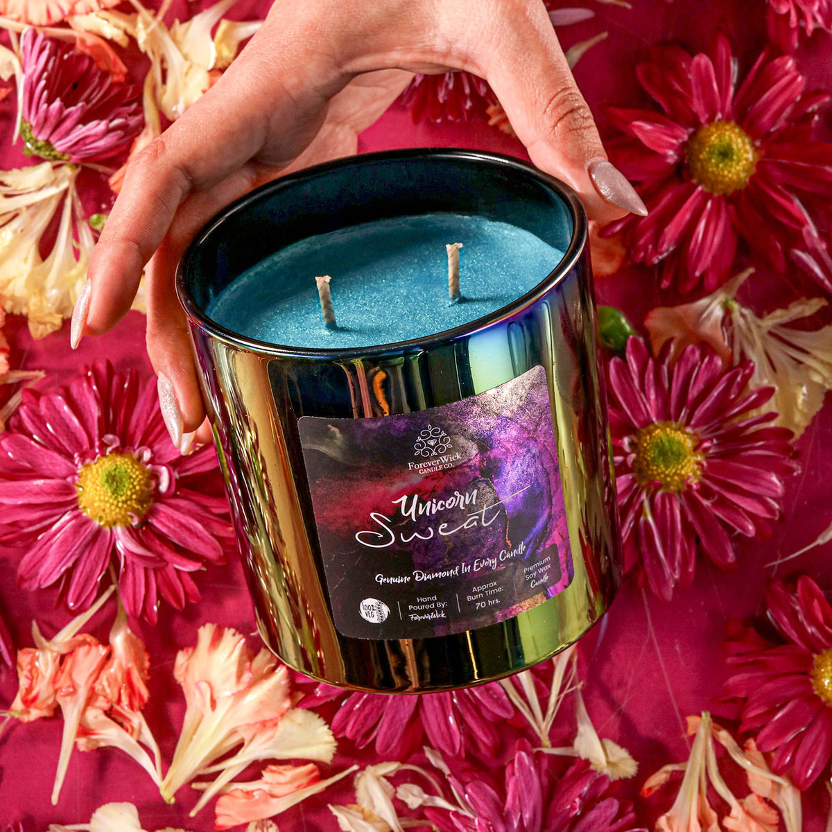 Unicorn Sweat Sparkle Diamond Candle ForeverWick