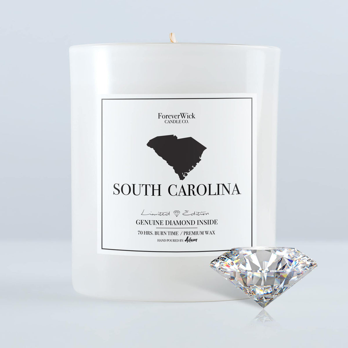 South Carolina Diamond Candle ForeverWick GoNift