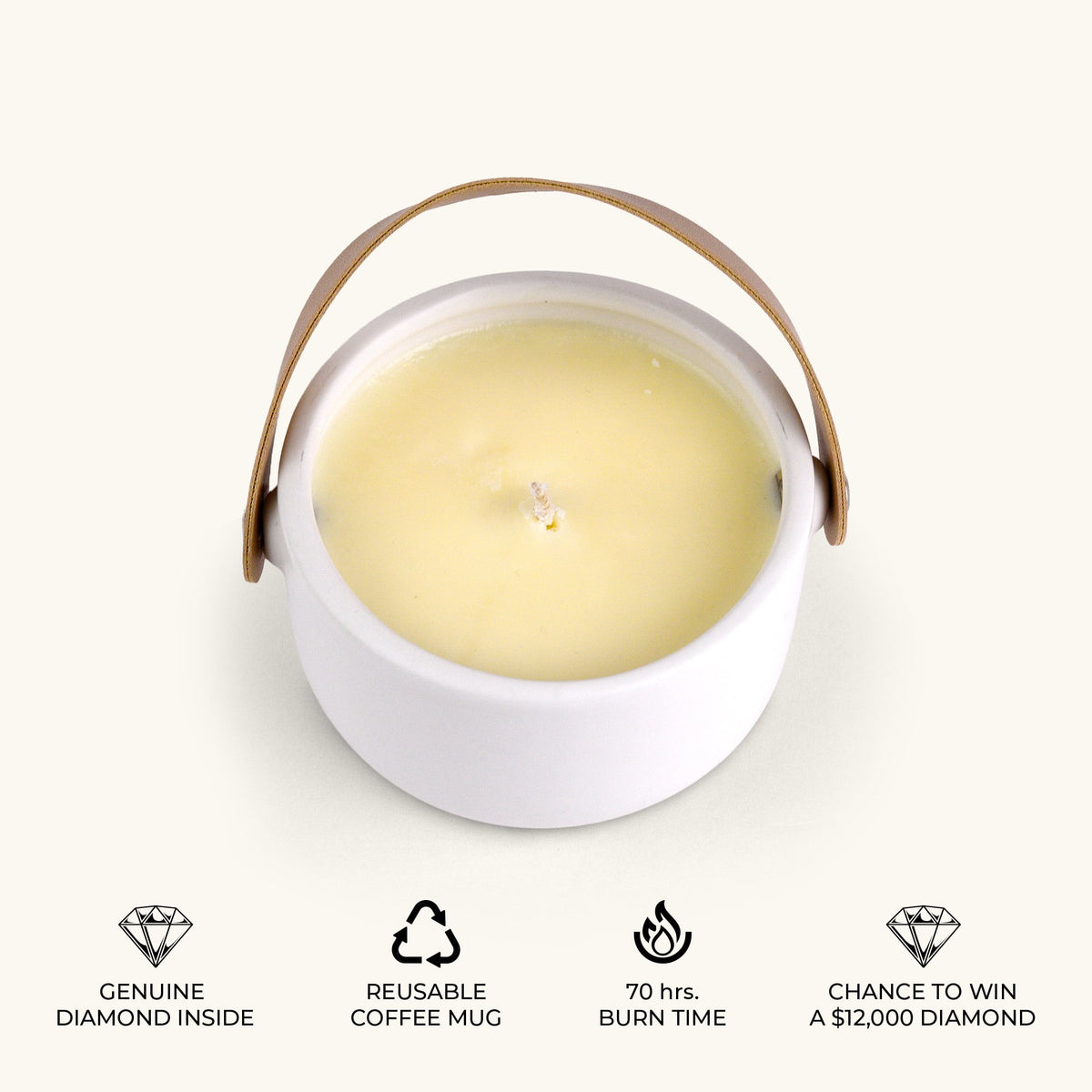 Luxe Valiant Diamond Candle ForeverWick GoNift