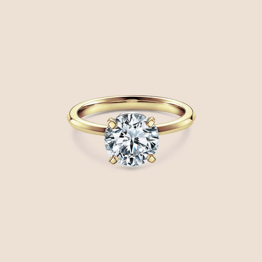 Four Prong Solitaire Diamond Ring (100 Diamonds)