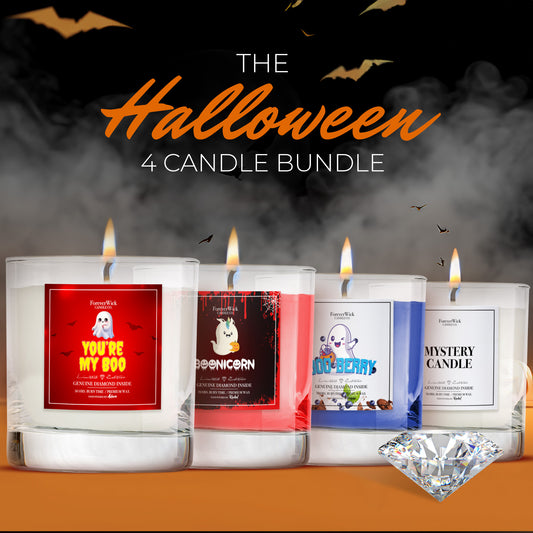 Halloween 4 Diamond Candles Bundle