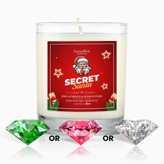 Secret Santa Emerald/Ruby/Diamond? Candle