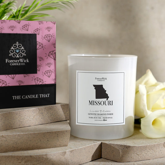 Missouri Diamond Candle