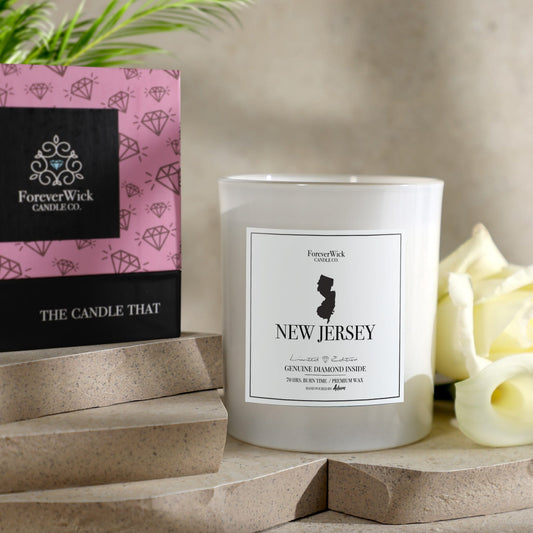 New Jersey Diamond Candle