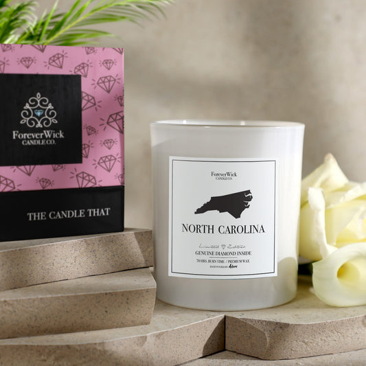 North Carolina Diamond Candle