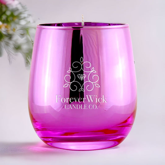 Keep Wine'ing Diamond Candle