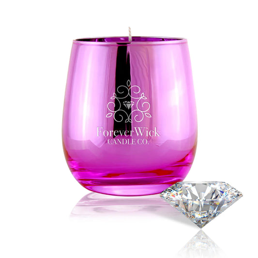 Keep Wine'ing Diamond Candle